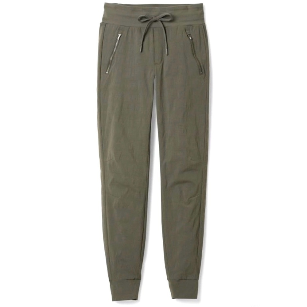 Athleta Trekkie North Jogger Pants Green Size 14 Hiking Outdoors - Picture 2 of 10